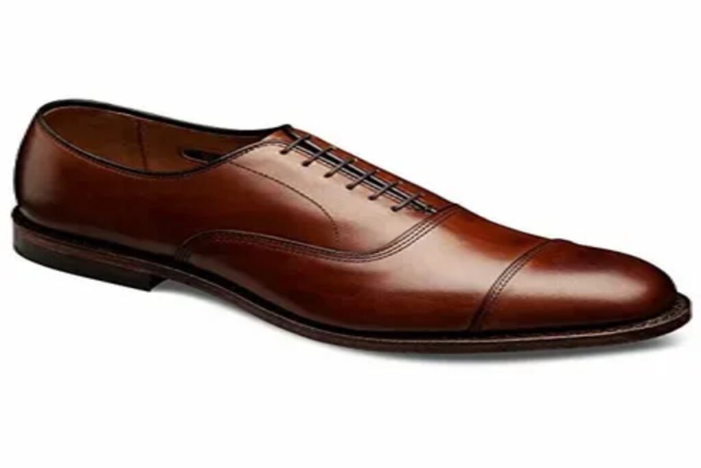 Allen Edmonds men’s saddleback shoes in brown leather