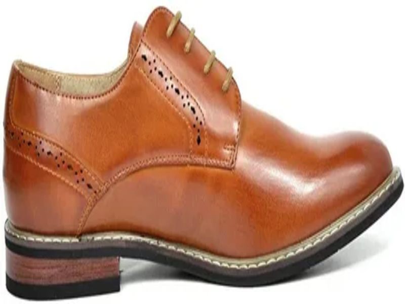 Bruno Marc men’s leather lined wholecut Oxford shoes for formal occasions