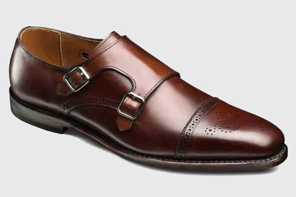 dark brown men's shoes by Allen Edmonds
